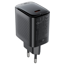 Мережевий зарядний пристрій Acefast A112 GaN PD45W (1USB-C) Black