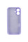Чохол Silicone Case із захистом камери NO LOGO для Apple iPhone 16 Plus (6.7) Бузковий / Dasheen - фото