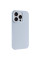 Чехол Silicone Case с защитой камеры NO LOGO для Apple iPhone 15 Pro (6.1) Голубой / Sweet Blue - фото