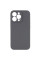 Чехол Silicone Case с защитой камеры NO LOGO для Apple iPhone 15 Pro (6.1) Серый / Dark Gray - фото