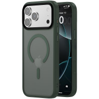 Чохол Ummi Colorful with Magnetic Fit для Apple iPhone 17 Pro / 18 Pro (6.3) Зелений / Dark Green