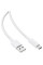 Дата кабель Acefast C18-04 USB to Type-C 3A (1.2m) White - фото