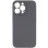 Чохол Epik Silicone Case із захистом камери NO LOGO для Apple iPhone 14 Pro Сірий Dark Gray