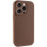 Чехол Silicone Case с защитой камеры NO LOGO для Apple iPhone 15 Pro (6.1) Коричневый / Brown