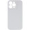 Чехол Silicone Case с защитой камеры NO LOGO для Apple iPhone 15 Pro (6.1) Белый / White