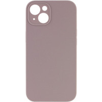 Чехол Silicone Case с защитой камеры NO LOGO для Apple iPhone 14 (6.1) Серый / Lavender
