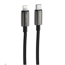 Дата кабель Acefast C23-01 Type-C to Lightning 30W (1.2m) Black