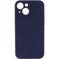 Чохол Silicone Case із захистом камери NO LOGO для Apple iPhone 14 (6.1) Темно-синій / Midnight blue