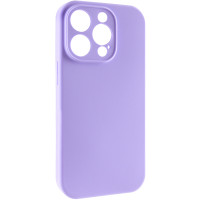 Чехол Silicone Case с защитой камеры NO LOGO для Apple iPhone 15 Pro (6.1) Сиреневый / Dasheen