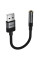 Переходник Acefast J13 USB male to AUX 3.5mm female Black - фото