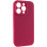 Чехол Silicone Case с защитой камеры NO LOGO для Apple iPhone 15 Pro (6.1) Красный / Rose Red