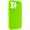 Чехол Silicone Case с защитой камеры NO LOGO для Apple iPhone 15 Pro (6.1) Кислотно-зеленый / Acid Green