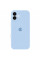 Чехол Silicone Case с защитой камеры для Apple iPhone 17 (6.3) - Голубой / Sweet Blue
