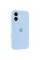 Чехол Silicone Case с защитой камеры для Apple iPhone 17 (6.3) - Голубой / Sweet Blue