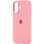 Чохол Silicone Case з закритим низом для Apple iPhone 17 (6.3) - Рожевий / Pink