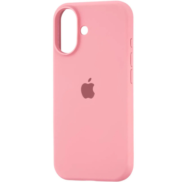 Чохол Silicone Case з закритим низом для Apple iPhone 17 (6.3) - Рожевий / Pink