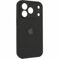 Чохол Silicone Case  з захистом камери для Apple iPhone 17 Pro / 18 Pro (6.3) - Чорний / Black