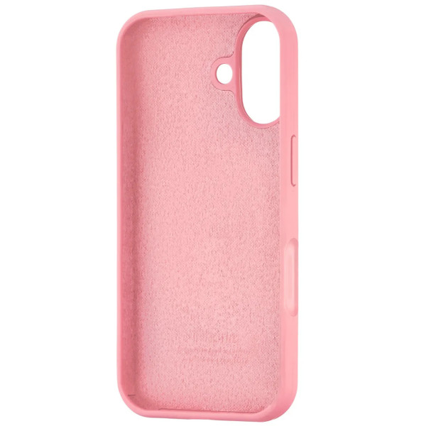 Чохол Silicone Case з закритим низом для Apple iPhone 17 (6.3) - Рожевий / Pink
