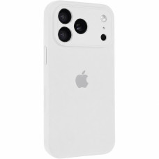 Чехол Silicone Case с защитой камеры для Apple iPhone 17 Pro / 18 Pro (6.3) - Белый / White