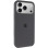 Чехол Silicone Case с закрытым низом для Apple iPhone 17 Pro / 18 Pro (6.3) - Серый / Dark Gray