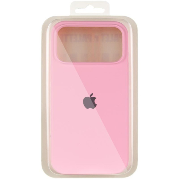 Чохол Silicone Case Full Protective (AA) для Apple iPhone 17 Pro Max (6.9) - Рожевий / Light pink - фото
