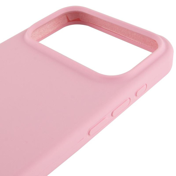 Чохол Silicone Case Full Protective (AA) для Apple iPhone 17 Pro Max (6.9) - Рожевий / Light pink - фото