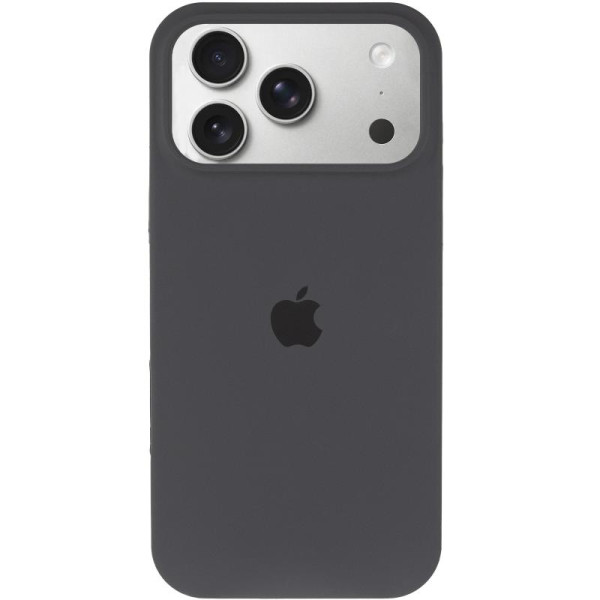 Чохол Silicone Case Full Protective (AA) для Apple iPhone 17 Pro Max (6.9) - Сірий / Dark Gray - фото