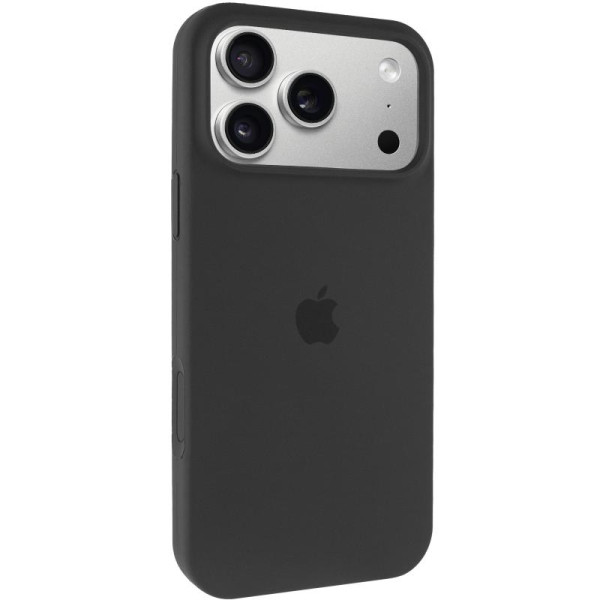 Чохол Silicone Case Full Protective (AA) для Apple iPhone 17 Pro Max (6.9) - Чорний / Black - фото
