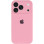 Чехол Silicone Case с защитой камеры для Apple iPhone 17 Pro / 18 Pro (6.3) - Розовый / Light pink