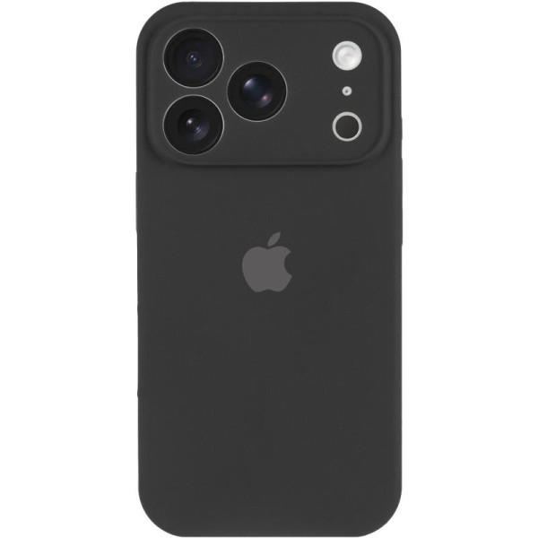 Чохол Silicone Case  з захистом камери для Apple iPhone 17 Pro Max / 18 Pro Max (6.9) - Чорний / Black