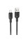 Дата кабель Borofone BX113 Lenny USB to MicroUSB 2.4A (1m) - Black - фото