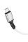 Дата кабель Borofone BX83 Famous USB to MicroUSB 2.4A (1m) - White - фото
