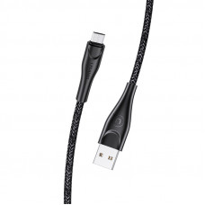 Дата кабель Usams US-SJ393 U41 Micro Braided Data and Charging Cable 1m - Чорний