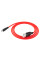 Дата кабель Hoco X21 Plus Silicone MicroUSB Cable (1m) - Black / Red - фото