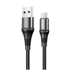 Дата кабель Hoco X50 Excellent USB to MicroUSB (1m) - Чорний