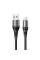 Дата кабель Hoco X50 Excellent USB to MicroUSB (1m) - Чорний - фото