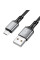 Дата кабель Borofone BX83 Famous USB to MicroUSB 2.4A (1m) - Black - фото