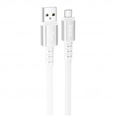 Дата кабель Hoco X85 Strength USB to MicroUSB (1m) - White