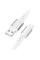 Дата кабель Hoco X85 Strength USB to MicroUSB (1m) - White - фото