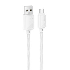 Дата кабель Hoco X113 Beneficio USB to MicroUSB (1m) - White