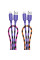 Дата кабель Hoco X116 Meridian USB to MicroUSB 2.4A (1m) - Gradient Purple Mix - фото