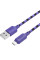 Дата кабель Hoco X116 Meridian USB to MicroUSB 2.4A (1m) - Gradient Purple Mix - фото