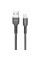 Дата кабель Amaya M30 USB to MicroUSB 2.4A (1m) - Black - фото