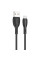 Дата кабель Borofone BX86 Advantage USB to MicroUSB 2.4A (1m) - Black - фото