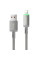 Дата кабель WIWU C081 Maglink USB to Lightning 12W (1m) - Grey - фото