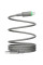 Дата кабель WIWU C081 Maglink USB to Lightning 12W (1m) - Grey - фото