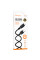 Дата кабель Borofone BX113 Lenny USB to Lightning 2.4A (1m) - Black - фото