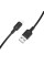 Дата кабель Borofone BX113 Lenny USB to Lightning 2.4A (1m) - Black - фото
