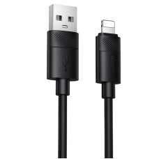 Дата кабель Borofone BX123 Leya USB to Lightning 12W (1m) - Black