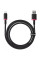 Дата кабель Baseus Dura Series Fast Charging USB to Lightning 2.4A (1m) (CB000122) Red / Black - фото